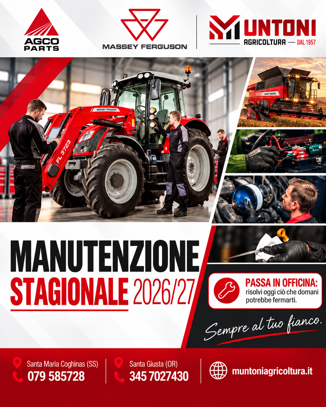 Manutenzione stagionale Massey Ferguson